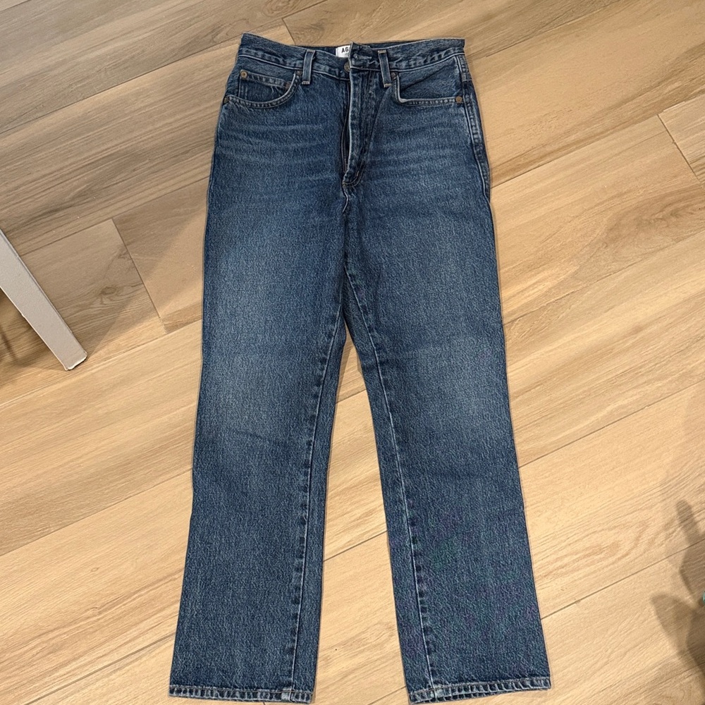 Agolde high rise straight leg jeans size 25